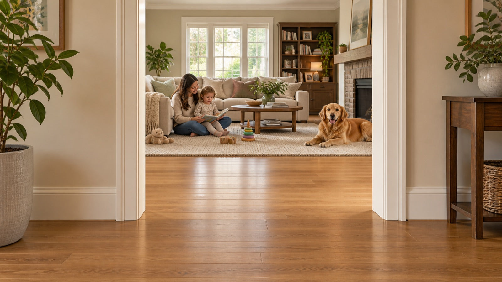 Un intérieur familial chaleureux